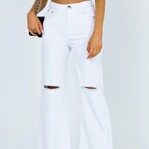 Princess Polly CeCe jeans white
